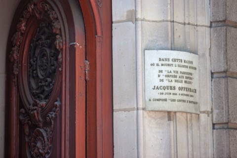 8 boulevard des Capucines, Building where Jacques Offenbach lived