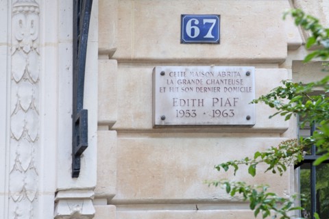 Edith Piaf's last home in Paris