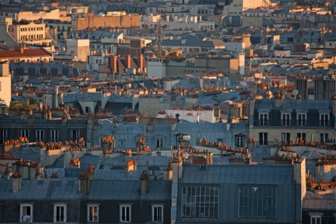 Montmartre,Vues sur les toits depuis les alentours du Sacré Coeur