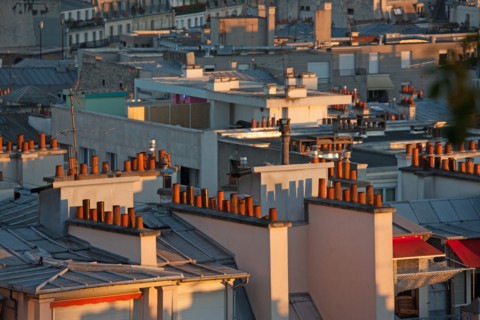 Montmartre,Vues sur les toits depuis les alentours du Sacré Coeur