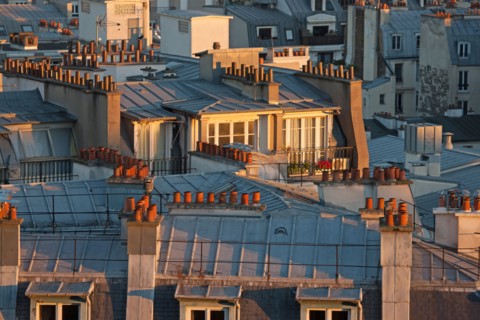 Montmartre,Vues sur les toits depuis les alentours du Sacré Coeur