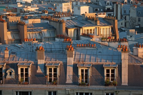 Montmartre,Vues sur les toits depuis les alentours du Sacré Coeur