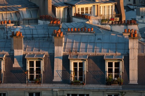 Montmartre,Vues sur les toits depuis les alentours du Sacré Coeur