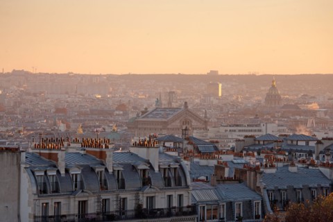 Montmartre,Vues sur les toits depuis les alentours du Sacré Coeur