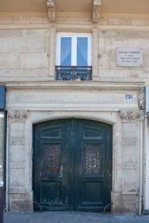 Building where Flaubert lived in Paris