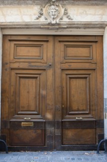 4 rue Ferou, Porte en bois