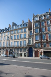 Quai Voltaire, Facade sur Seine