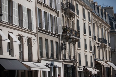 Buildings opposite the Elysée