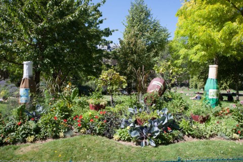 Parc Monceau, jardin