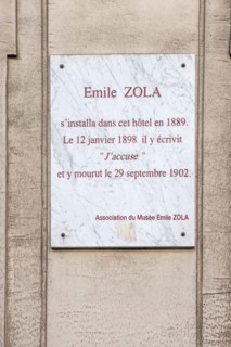 Building where Emile Zola died