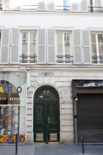 72 rue Du Faubourg Poissonniere, Immeuble où vécut Henri Heine