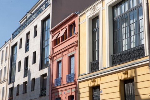 Rue Des Artistes, Facades Colorees