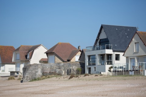 Villers-sur-Mer, villas du front de mer