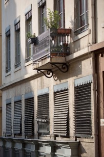 Lyon, façades à la Croix-Rousse