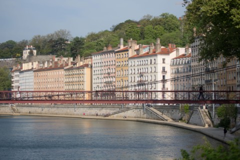 Lyon, facades Quai Saint-Vincent