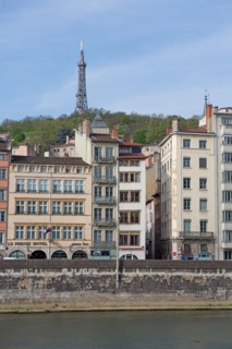 Lyon, facades Quai de Bondy