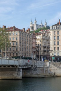 Lyon, façades Quai de Bondy