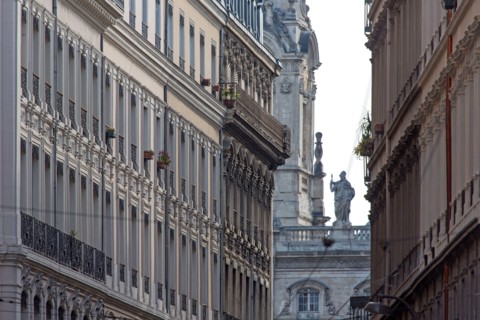 Lyon, façades Rue Constantine