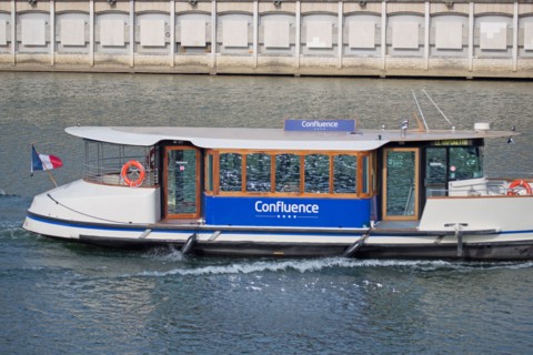 Lyon, vaporetto Confluence