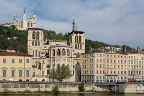 Lyon, Cathédrale Saint-Jean-Baptiste et Basilique de Fourvière