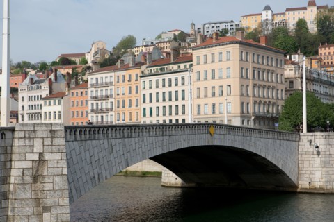 Lyon, Pont Bonaparte et Quai Fulchiron