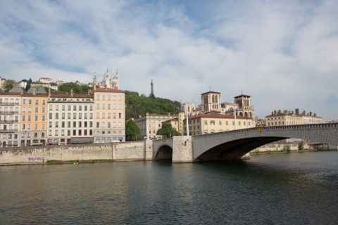 Lyon, Quai Fulchiron et Pont Bonaparte