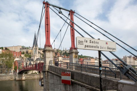 Lyon, Passerelle Saint-Georges