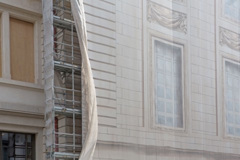 Lyon, travaux de l'Hotel Dieu