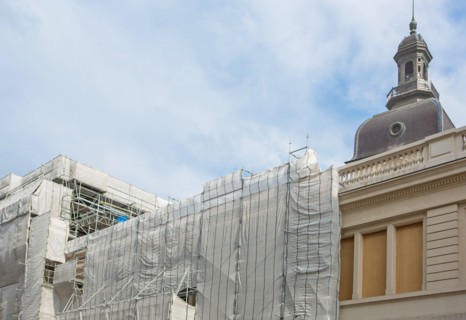 Lyon, travaux de l'Hotel Dieu