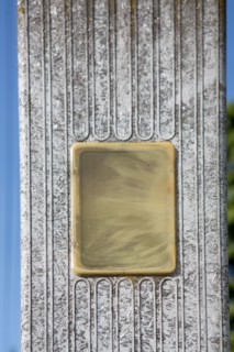 Détail d'un poteau électrique