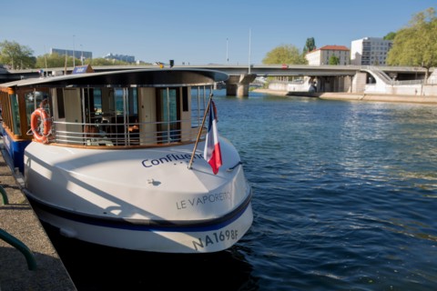 Lyon, vaporetto Confluence