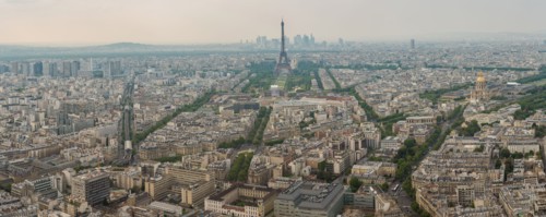 Vue aerienne de Paris depuis la Tour Montparnasse