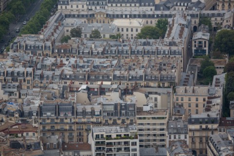 Paris, vue aerienne
