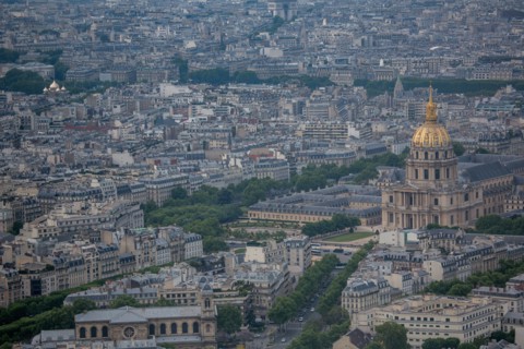 Paris, aerial view
