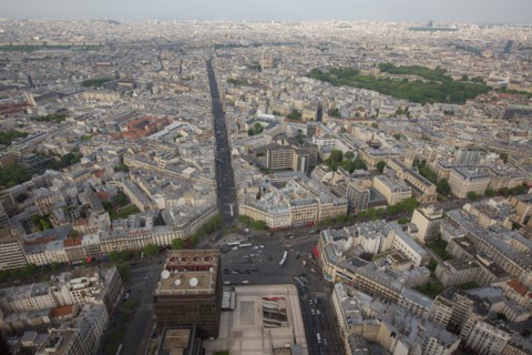 Paris, aerial view