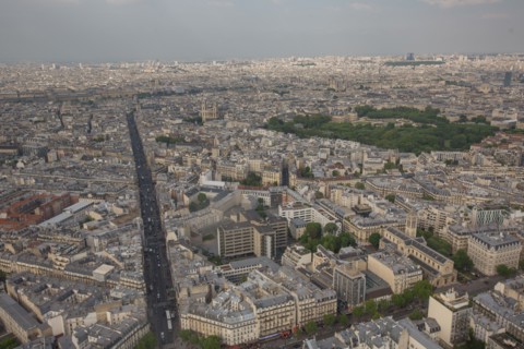 Paris, vue aérienne