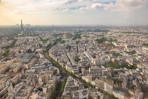 Paris, aerial view