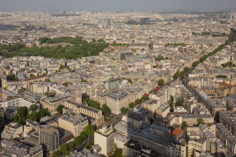 Paris, vue aerienne