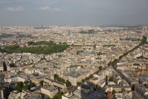 Paris, vue aerienne