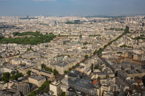 Paris, vue aerienne