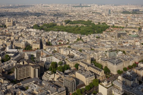 Paris, vue aerienne