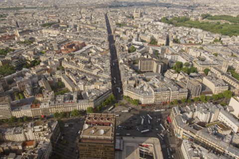 Paris, vue aérienne
