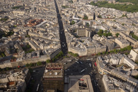 Paris, vue aerienne