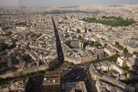 Paris, vue aerienne