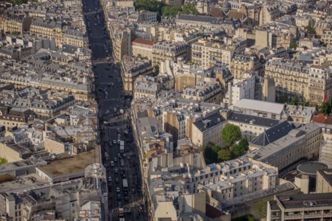 Paris, vue aérienne