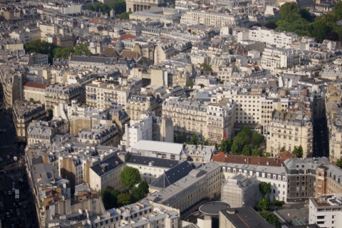 Paris, vue aérienne