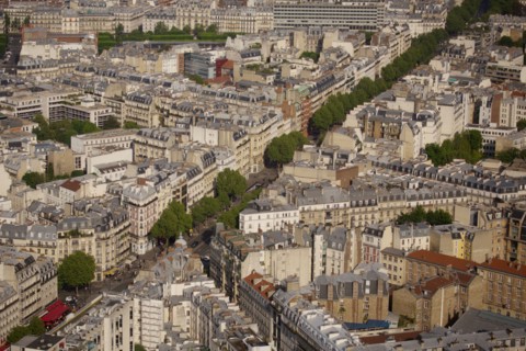 Paris, vue aérienne