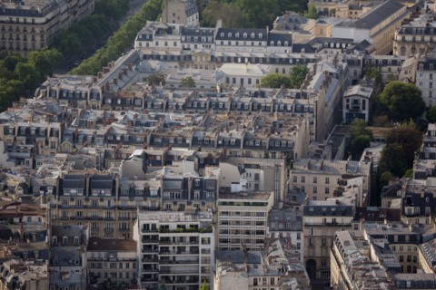 Paris, vue aerienne
