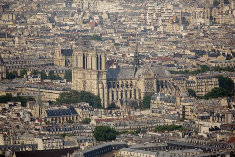 Paris, vue aerienne