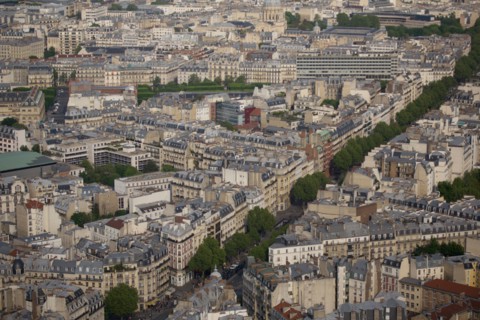 Paris, vue aérienne